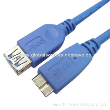 USB3.0 AF to Micro USB3.0 B Cable, Supports 5Gbps Data Rate